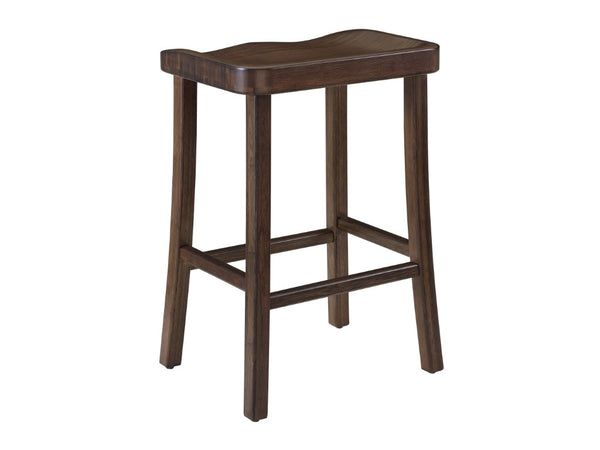 Greenington Tulip Solid Bamboo Counter Stools Sculptural Organic Modern Seating for Kitchen Dining Black Walnut GC0602CSBL
