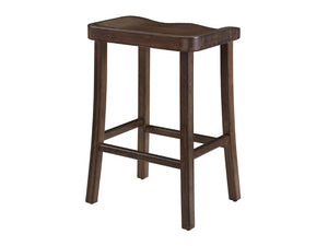 Greenington Tulip Solid Bamboo Counter Stools Sculptural Organic Modern Seating for Kitchen Dining Black Walnut GC0602CSBL