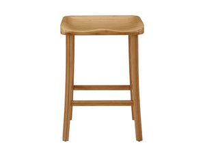Greenington Tulip Solid Moso Bamboo Counter Height Stools Eco Friendly Pair for Kitchen Bars Caramelized GC0602CS