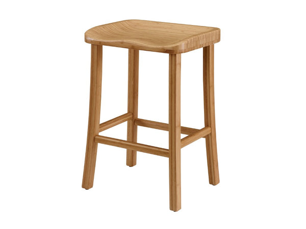 Greenington Tulip Solid Bamboo Bar Stools Ergonomic Seat Eco Friendly Kitchen Seating Set GC0602H