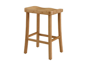 Greenington Tulip Solid Bamboo Bar Stools Ergonomic Seat Eco Friendly Kitchen Seating Set GC0602H