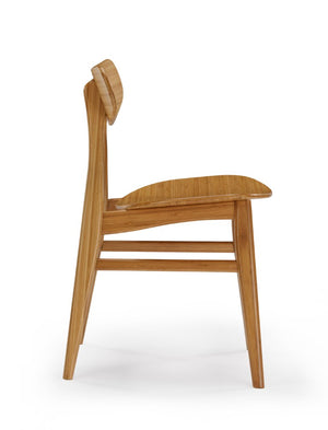 Greenington Cassia Solid Bamboo Dining Chairs Mid-century Danish Style Eco Friendly Set of 2 GCA001CA