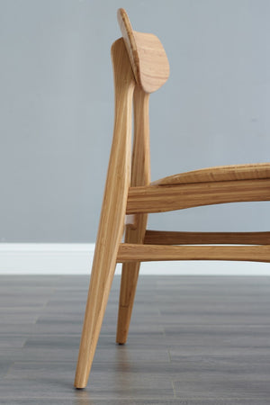 Greenington Cassia Solid Bamboo Dining Chairs Mid-century Danish Style Eco Friendly Set of 2 GCA001CA