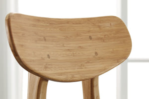 Greenington Cassia Solid Bamboo Dining Chairs Mid-century Danish Style Eco Friendly Set of 2 GCA001CA