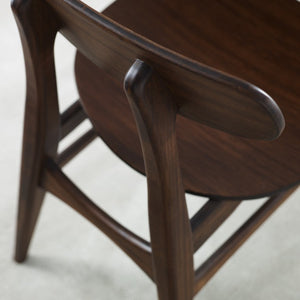 Greenington Cassia Solid Moso Bamboo Dining Chairs Mid Century Modern Set for Two Sable GCA001SA