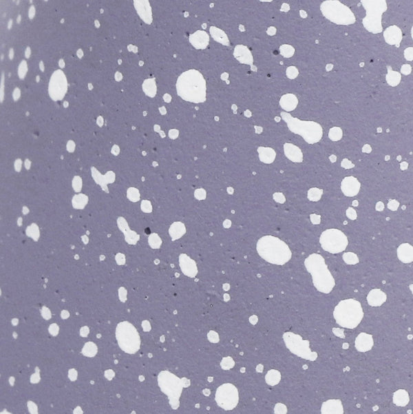 TOV Furniture Gabby Handcrafted Speckled Concrete Card Holders - Modern Tabletop Accent for Stylish Displays Purple TOV-C18708