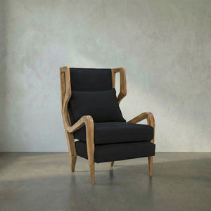 Carol Solid Teak Dining Chair Windsor Inspired Contoured Seat for Indoor or Patio Use