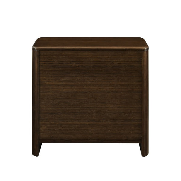 Greenington Catalina Solid Bamboo Nightstand with Drawer and Open Shelves for Modern Bedrooms GCL003BL
