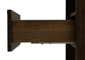 Greenington Catalina Solid Bamboo Nightstand with Drawer and Open Shelves for Modern Bedrooms GCL003BL