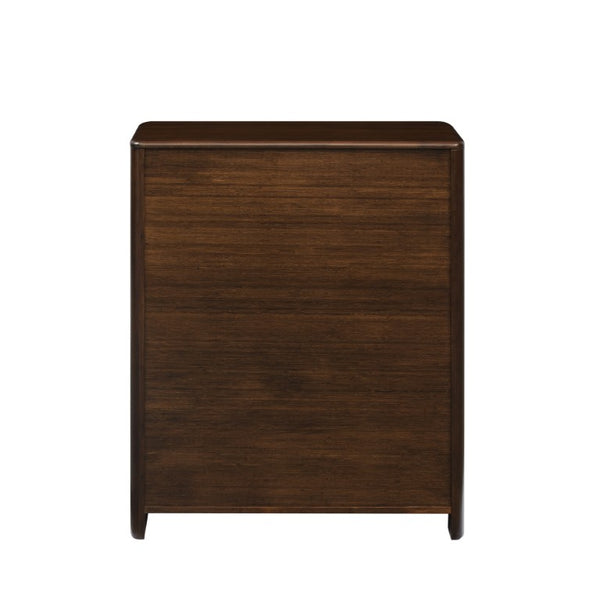 Greenington Catalina Solid Bamboo Four Drawer Chest Modern Bedroom Storage in Black Walnut GCL004BL