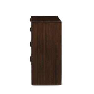 Greenington Catalina Solid Bamboo Four Drawer Chest Modern Bedroom Storage in Black Walnut GCL004BL