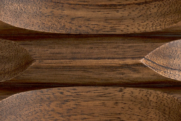 Noir David Sideboard in Dark Walnut - Rustic Elegance with Tapered Legs, Perfect for Any Dining Space GCON199DW