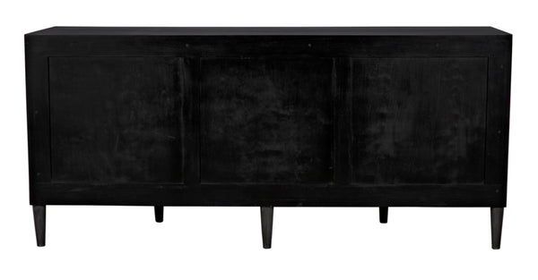 Noir Morten 9 Drawer Dresser - Hand-Carved Mahogany with Timeless Style and Ample Storage for Your Bedroom Pale GCON241P