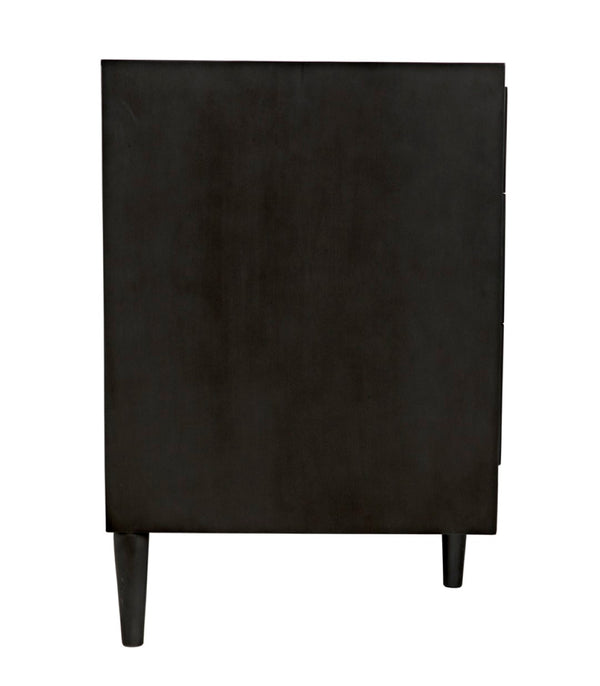 Noir Morten 9 Drawer Dresser - Hand-Carved Mahogany with Timeless Style and Ample Storage for Your Bedroom Pale GCON241P