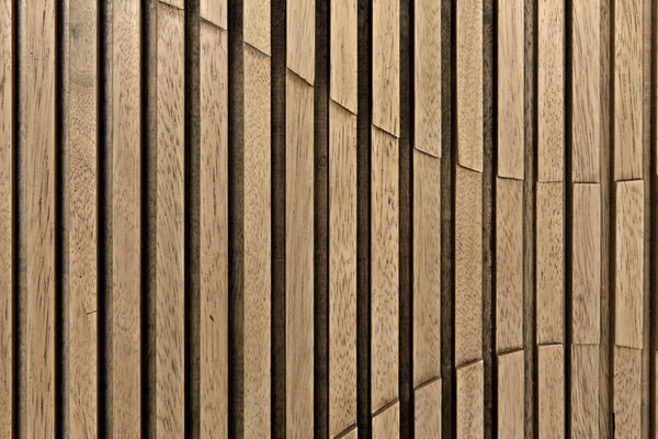 Noir Illusion Sideboard - Sculptural Walnut Storage with Iron Base, Modern Design for Stylish Interiors Bleached Walnut w/ Matte Black Frame GCON244BW