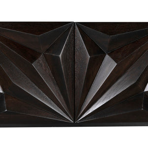 Noir Zurich Console - Striking Modern Design in Rich Ebony for Grand Spaces and Stylish Entryways Ebony Walnut GCON262EB