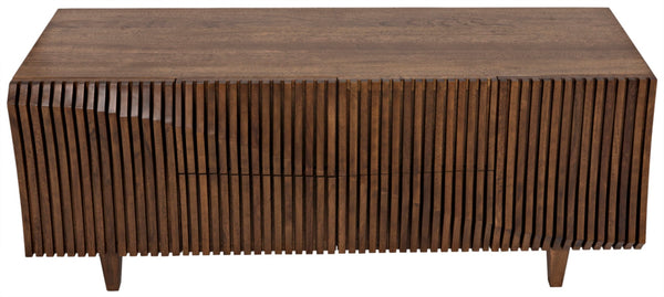 Noir Jin-Ho Handcrafted Dark Walnut Sideboard - Elegant Storage Solution with Timeless Design and Style GCON264DW