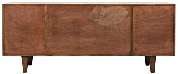 Noir Jin-Ho Handcrafted Dark Walnut Sideboard - Elegant Storage Solution with Timeless Design and Style GCON264DW
