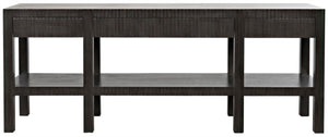 Noir Conrad Console Table - Elegant Solid Mahogany Design with Handcrafted Detailing for Modern Spaces Pale GCON272P