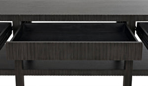 Noir Conrad Console Table - Elegant Solid Mahogany Design with Handcrafted Detailing for Modern Spaces Pale GCON272P