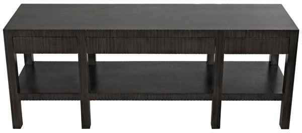 Noir Conrad Console Table - Elegant Solid Mahogany Design with Handcrafted Detailing for Modern Spaces Pale GCON272P
