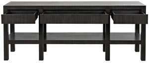 Noir Conrad Console Table - Elegant Solid Mahogany Design with Handcrafted Detailing for Modern Spaces Pale GCON272P