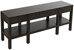Noir Conrad Console Table - Elegant Solid Mahogany Design with Handcrafted Detailing for Modern Spaces Pale GCON272P