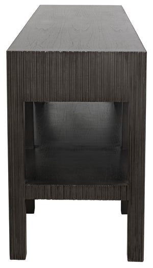 Noir Conrad Console Table - Elegant Solid Mahogany Design with Handcrafted Detailing for Modern Spaces Pale GCON272P