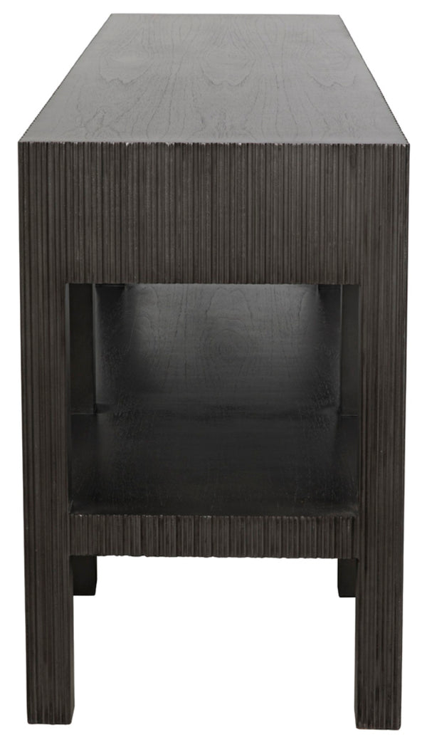 Noir Conrad Console Table - Elegant Solid Mahogany Design with Handcrafted Detailing for Modern Spaces Pale GCON272P