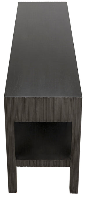 Noir Conrad Console Table - Elegant Solid Mahogany Design with Handcrafted Detailing for Modern Spaces Pale GCON272P