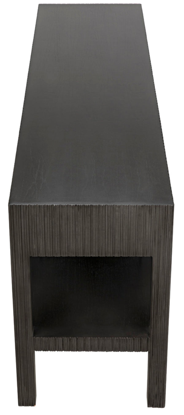 Noir Conrad Console Table - Elegant Solid Mahogany Design with Handcrafted Detailing for Modern Spaces Pale GCON272P