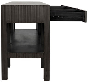 Noir Conrad Console Table - Elegant Solid Mahogany Design with Handcrafted Detailing for Modern Spaces Pale GCON272P