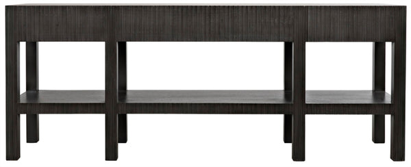 Noir Conrad Console Table - Elegant Solid Mahogany Design with Handcrafted Detailing for Modern Spaces Pale GCON272P