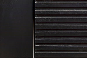 Noir Smith 4 Door Handcrafted Mahogany Sideboard - Timeless Black Finish, Elegant Storage Solution for Any Space GCON273HB-4