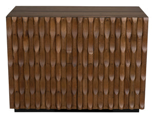 Alameda Solid Walnut Sideboard with Hand Carved Doors and Drawers for Dining Room Storage