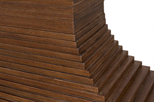 Noir Cambio Console Table - Artisan-Crafted Walnut Design with Elegant Curves for Modern & Classic Spaces Dark Walnut GCON294DW