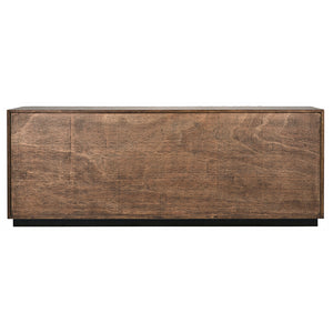 Alameda Solid Walnut Sideboard with Hand Carved Doors and Drawers for Dining Room Storage