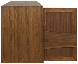 Noir Collage Dark Walnut Sideboard - Handcrafted Storage with Carved Doors for Modern Living Spaces GCON310DW