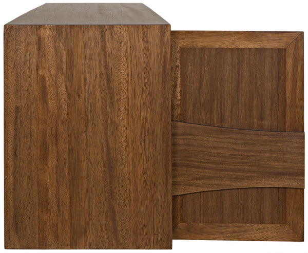 Noir Collage Dark Walnut Sideboard - Handcrafted Storage with Carved Doors for Modern Living Spaces GCON310DW