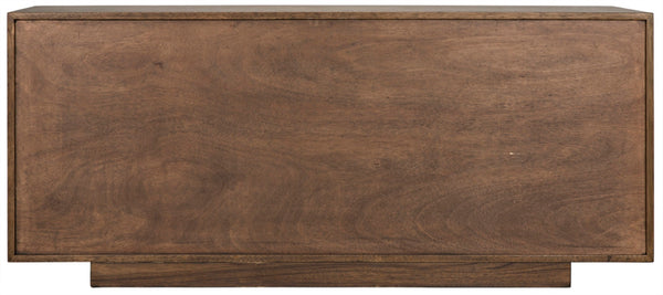 Noir Collage Dark Walnut Sideboard - Handcrafted Storage with Carved Doors for Modern Living Spaces GCON310DW