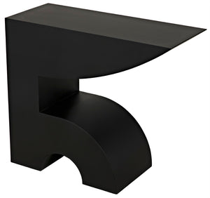 Noir Shiba Console Table - Artisan-Crafted Black Iron for Versatile, Minimalist Home Décor and Style GCON322MTB