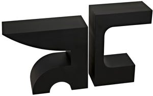 Noir Shiba Console Table - Artisan-Crafted Black Iron for Versatile, Minimalist Home Décor and Style GCON322MTB