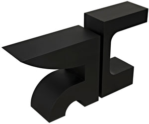 Noir Shiba Console Table - Artisan-Crafted Black Iron for Versatile, Minimalist Home Décor and Style GCON322MTB