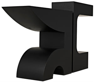 Noir Shiba Console Table - Artisan-Crafted Black Iron for Versatile, Minimalist Home Décor and Style GCON322MTB