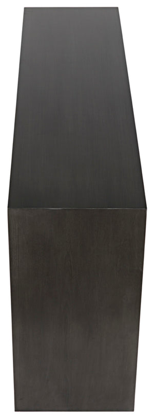 Noir Caine Console Table - Handcrafted Solid Mahogany Design for Entryways and Modern Interiors, 56" Wide Pale GCON325P