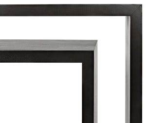Noir Caine Console Table - Handcrafted Solid Mahogany Design for Entryways and Modern Interiors, 56" Wide Pale GCON325P