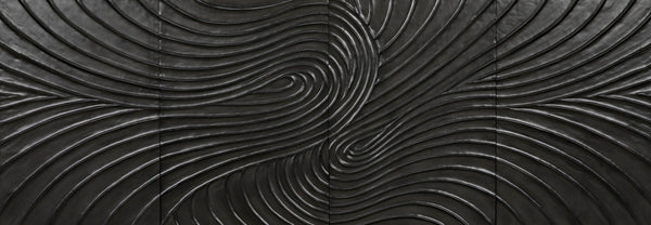 Noir Cavalier Sideboard: Exquisite Mahogany Design with Hand-Carved Doors for Elegant Storage Solutions Pale GCON333P