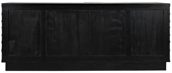 Noir Cavalier Sideboard: Exquisite Mahogany Design with Hand-Carved Doors for Elegant Storage Solutions Pale GCON333P