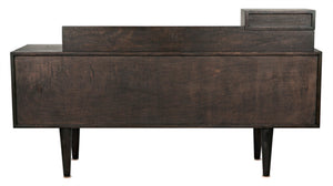 Noir Hermes Sideboard in Ebony Walnut - Handcrafted Modern Storage Solution for Dining & Living Spaces GCON342EB