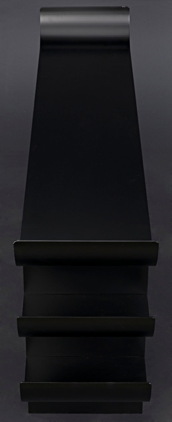 Noir Kyoto Console Table - Elegant Black Iron Design for Modern, Minimalist Spaces, Perfect for Any Room GCON344MTB